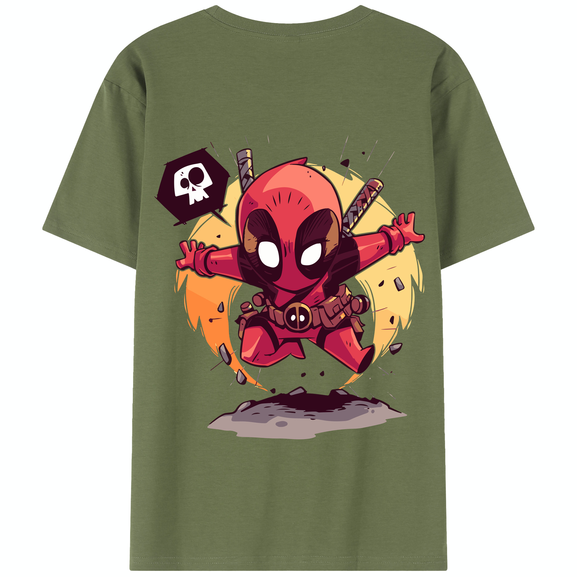 （画像用） アベンジャーズ The Avengers 綿100％半袖Tシャツ（背面プリント）